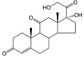 Cortisone構造式