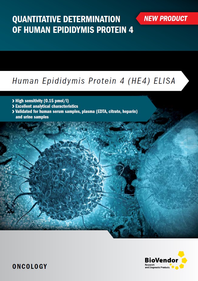 Human Epididymis Protein 4 (HE4) ELISA Kit紹介フライヤー