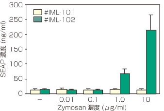 Toll-Like-Receptor2(TLR2) Ligandのグラフ