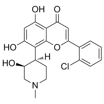 Flavopiridolの構造式