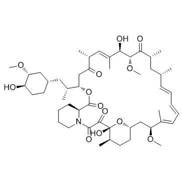 Rapamycinの構造式