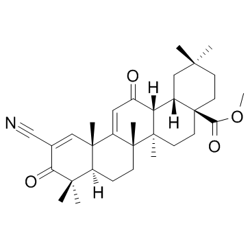 Bardoxolone methylの構造式