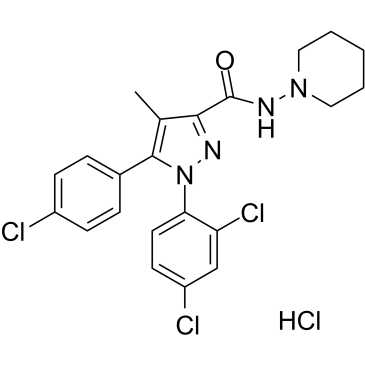 Rimonabant (Hydrochloride)の構造式