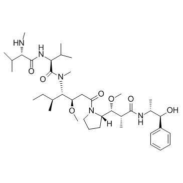 Monomethyl auristatin Eの構造式
