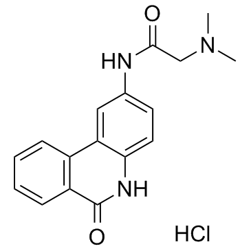 PJ34 (hydrochloride)の構造式