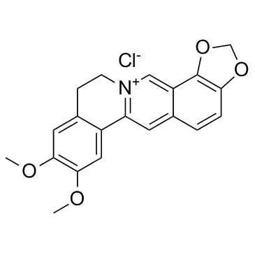 Epiberberine-chlorideの構造式