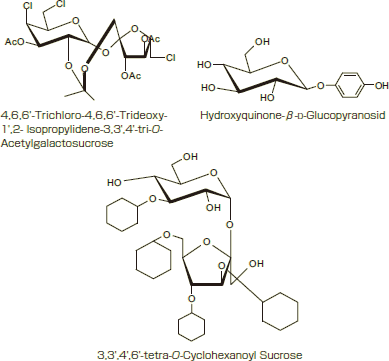 糖化合物のライブラリー Dextra Compound Libraryに含まれる糖類化合物の例