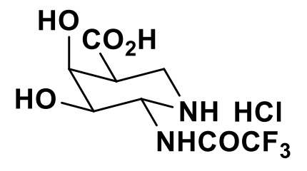 へパラナーゼ（heparanase）阻害物質 Heparastatin (SF4) Hydrochlorideの構造式