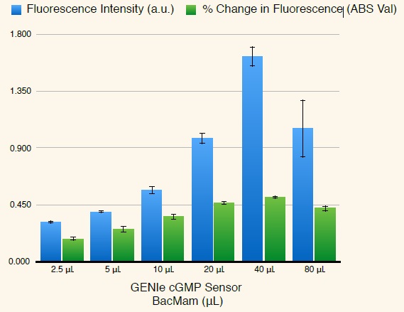 Monitor cGMP production or phosphodiesterase inhibition in living cells