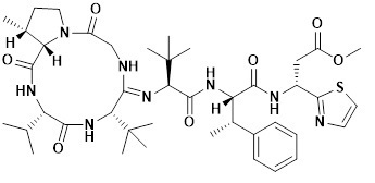 Brottromycin-A2の構造式