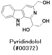 pyridindolol構造式