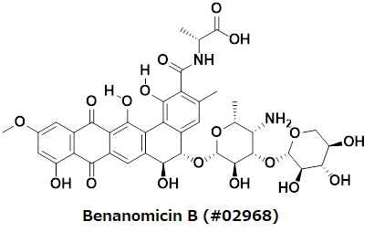 Benanomicin Bの構造式