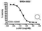 BRD4 (BD2) Inhibitor Screening Assay Kit阻害曲線