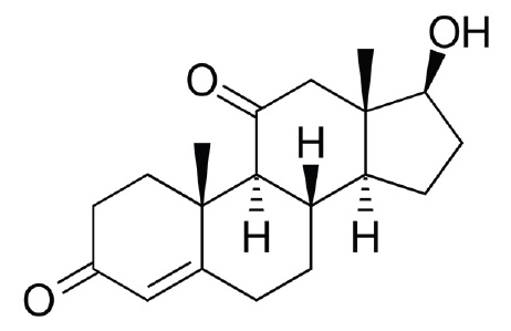 11-ketotestosterone構造式