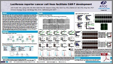 Poster：Luciferase Reporter Cancer Cell Lines Facilitate CAR-T Development