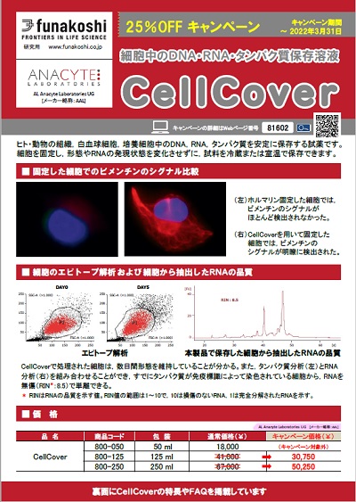 CellCover 25％OFFキャンペーン