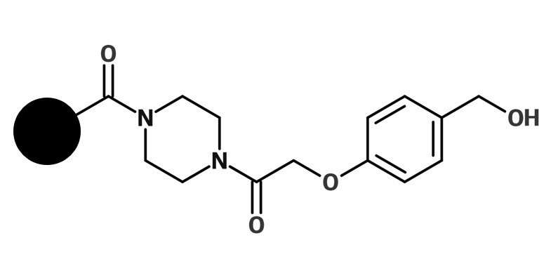 Li-Resin-Oxybenzyl Alcoholの構造式