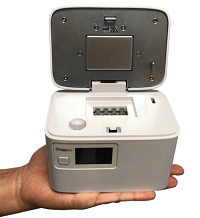 手のひらサイズのサーマルサイクラーQamp Mini Portable PCR Thermocycler