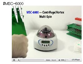 ミキシング＆遠心分離がこれ 1 台で！ Centrifuge / Vortex Multi-Spin MSC-3000 / MSC-6000