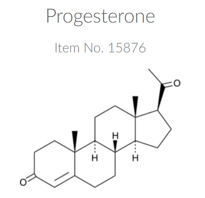 Progesterone構造式