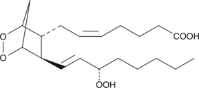 プロスタグランジンG2(Prostaglandin G2, PGG2)の構造式