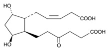 tetranor-PGDMの構造式
