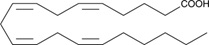 #17948 Arachidonic Acid構造式