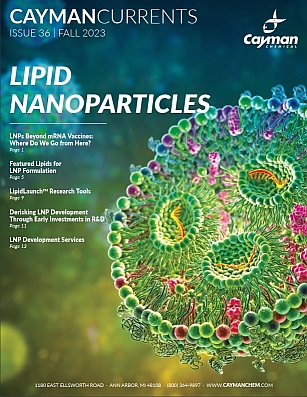 Cayman Current, Lipid Nanoparticle Issue 36 Fall 2023という小冊子