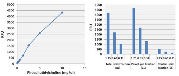 全脂質、極性脂質および中性脂質中のホスファチジルコリンの測定