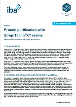 Protein purification with Strep-Tactin XT resins