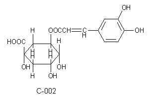 クロロゲン酸の構造式
