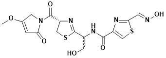 Althiomycinの構造式
