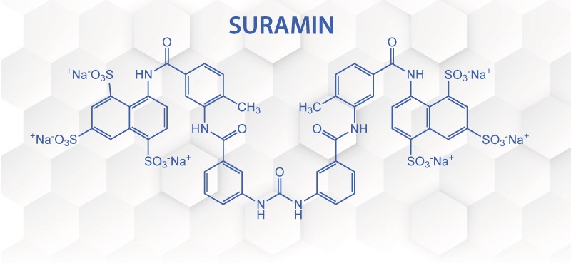 スラミン（Suramin）の構造