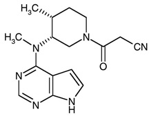 Tofacitinib, Free Base構造式