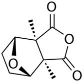 Cantharidin構造式