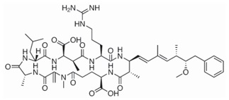 Microcystin-LR構造式
