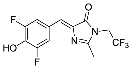 Spinachアプタマーと結合して蛍光を発するRNA蛍光プローブ DFHBI / DFHBI-1T