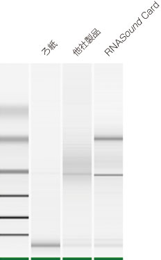 RNA試料の安定保存・抽出に最適なカードRNA<i>Sound</i> RNA Sampling / Extracting Card