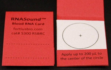 RNA試料の安定保存・抽出に最適なカード RNA<i>Sound</i> RNA Sampling / Blood RNA Card