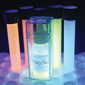 各種蛍光色素を包含するミクロスフェア Fluoresbrite Carboxylate Color Range Kit Ⅰの画像