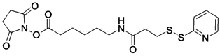 LC-SPDPの化学構造式