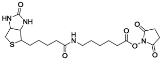 NHS-LC-Biotinの化学構造式