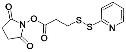 SPDPの化学構造式