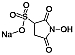 Sulfo-NHSの化学構造式
