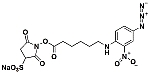 Sulfo-SANPAHの化学構造式