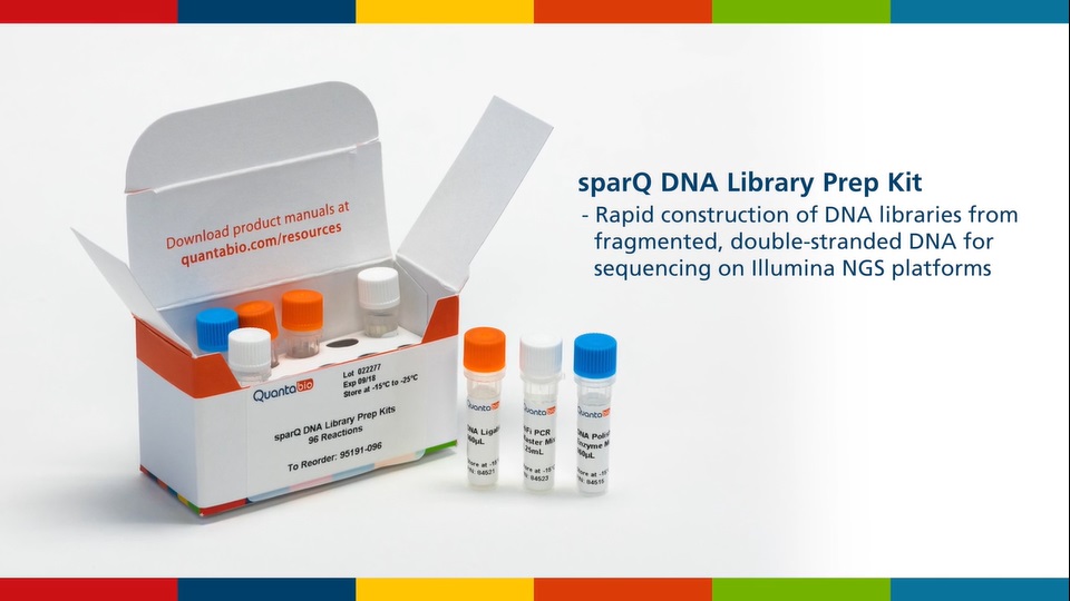 sparQ DNA Library Prep Kitのビデオチュートリアル