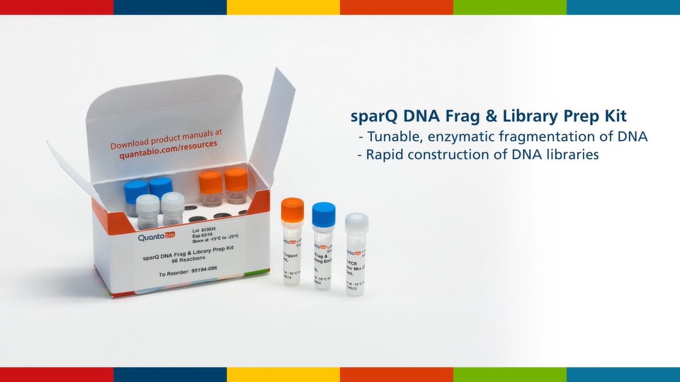 sparQ DNA Frag & Library Prep Kitのビデオチュートリアル
