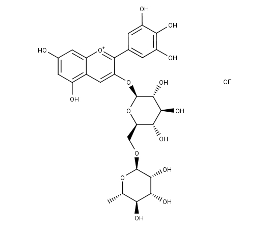 Delphinidin-3-O-rutinoside Chloride