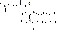 BMH 21の化学構造式