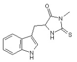 Necrostatin-1の化学構造式